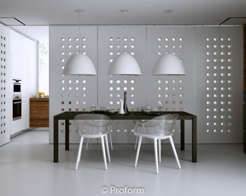 Inspiracje - panel ażurowy jako element akustyczny