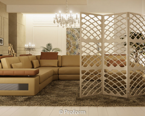 5 pomysłów na panele ażurowe w salonie