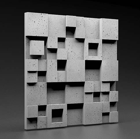 Panel 3D Zicaro Luna Gray Rock